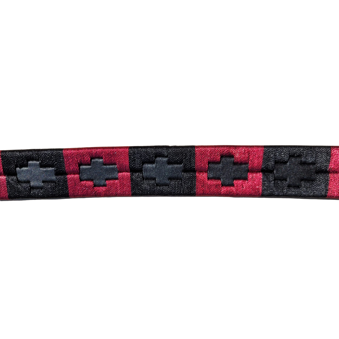 **B-Ware** Pologürtel rot/schwarz