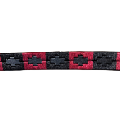 **B-Ware** Pologürtel rot/schwarz