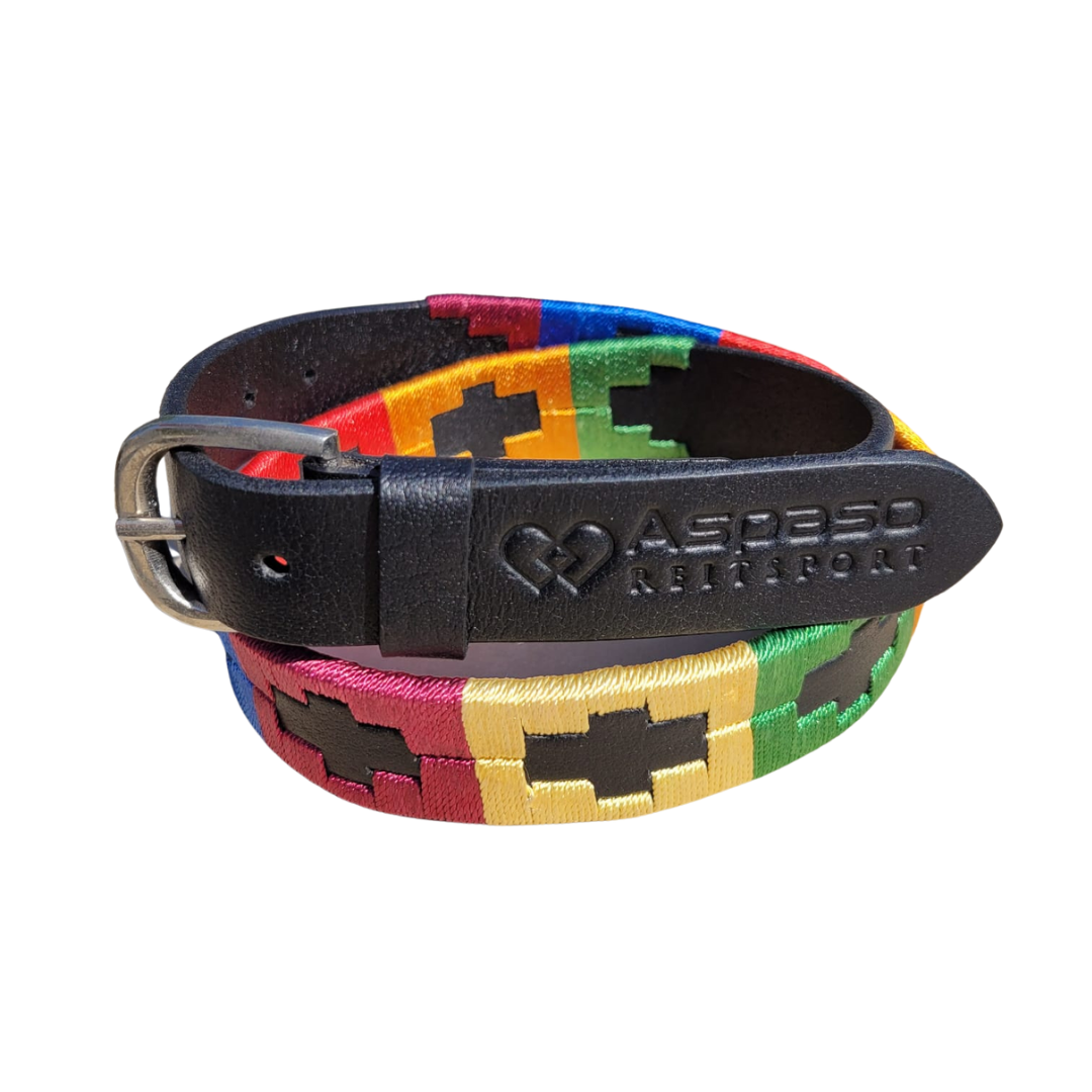 **B-Ware** Kinder Pologürtel Regenbogen