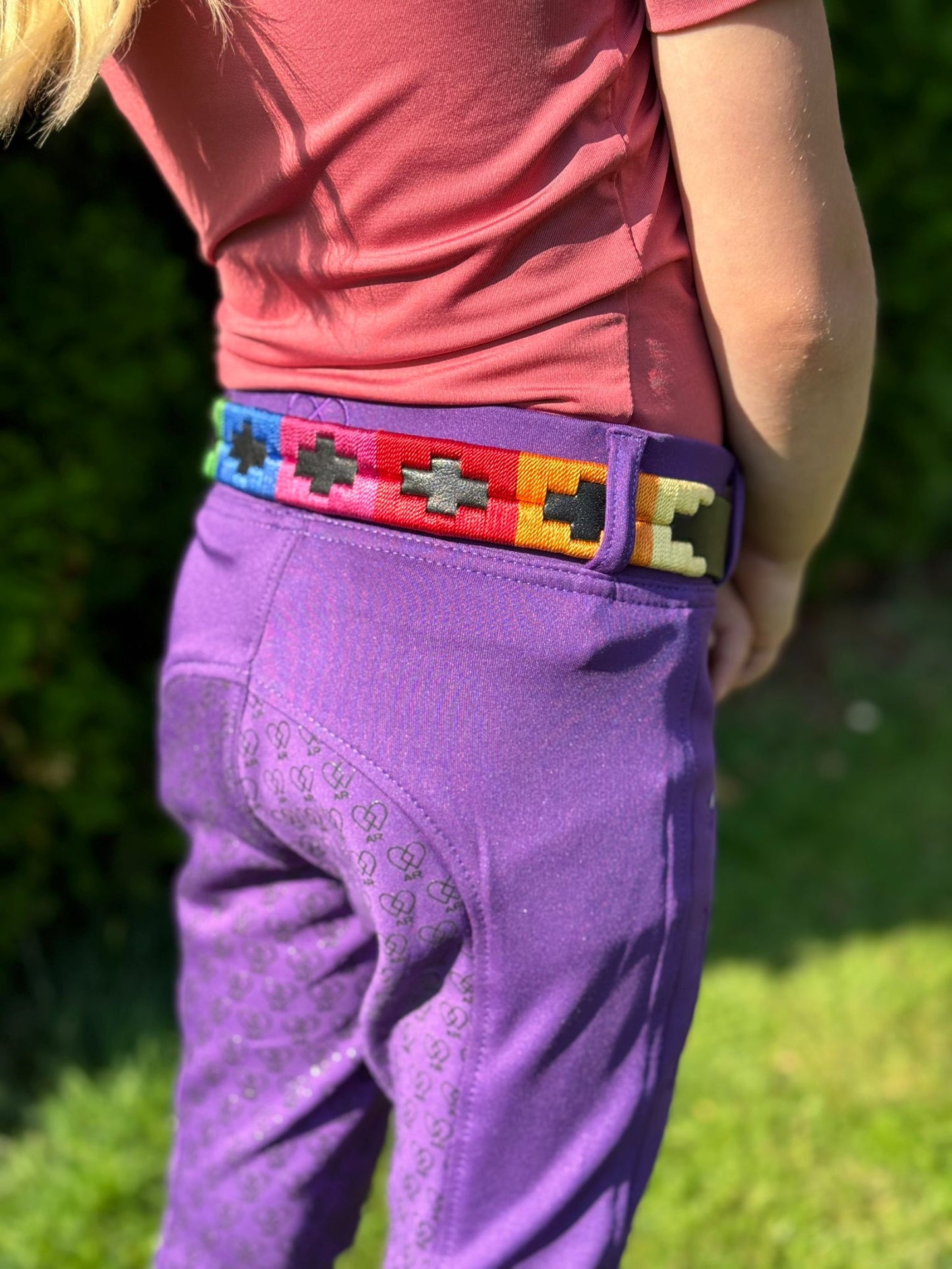 **B-Ware** Kinder Pologürtel Regenbogen